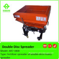 Tractor fertilizer spreader with two disc for sale